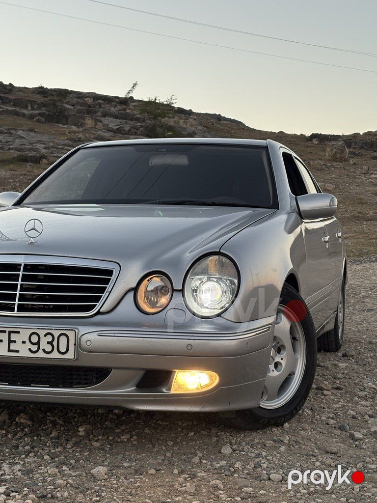 Mercedes E 220, 2.2 L, 2001 il, 317 300 km — Avtomobillər, Qazax (3)
