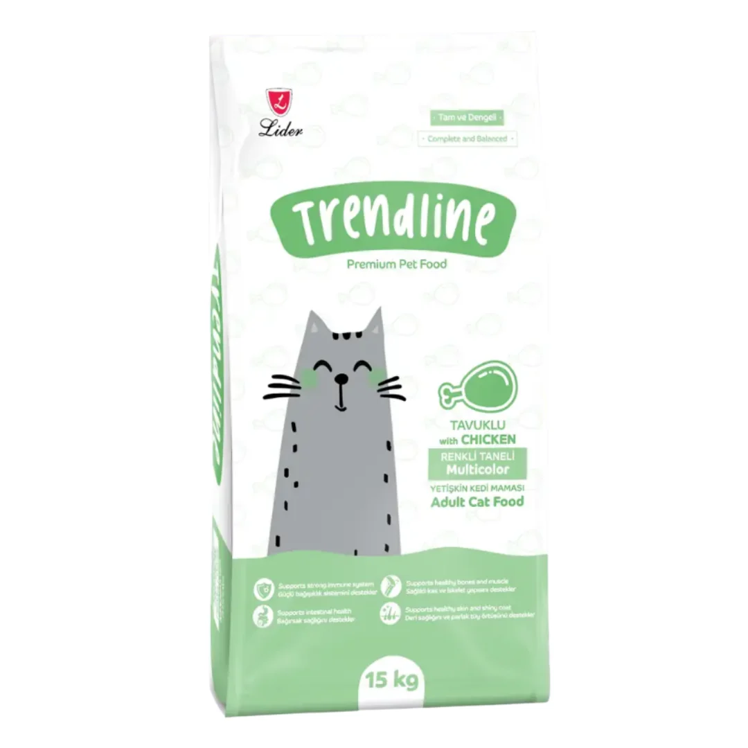 Trendline Gourmet Cat, seçici pişiklər üçün quru yem (çəki ilə)