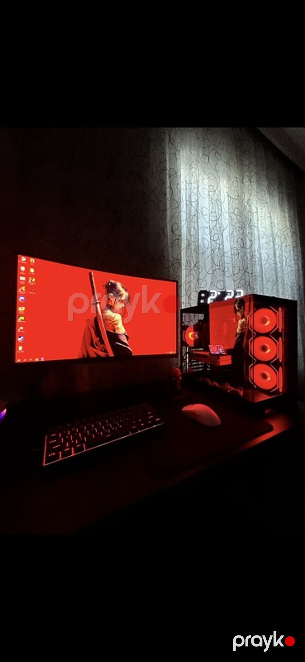 Pixelghost sehifesinin gaming setupu bütün detalları hamısı — Masaüstü kompüterlər, Digah (3)