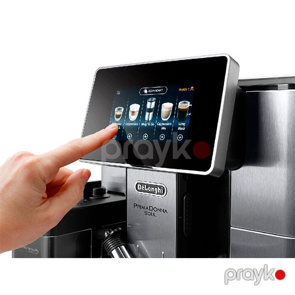 Qəhvədəmləyən DeLonghi ECAM610.75.MB Silver — Mallar, Bakı (3)