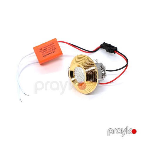 LED spot 3W qızılı — Bakı