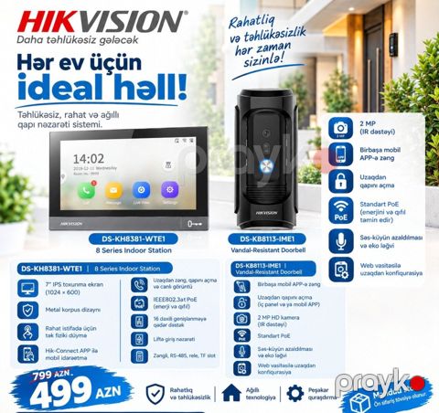 Hikvision Domofon — Bakı