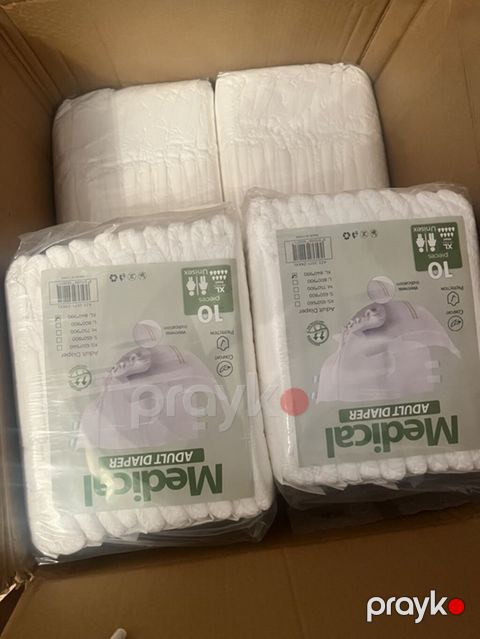 Medical Adult Diaper – Unisex böyüklər üçün uşaq bezi - Ölçü: XL — Digah
