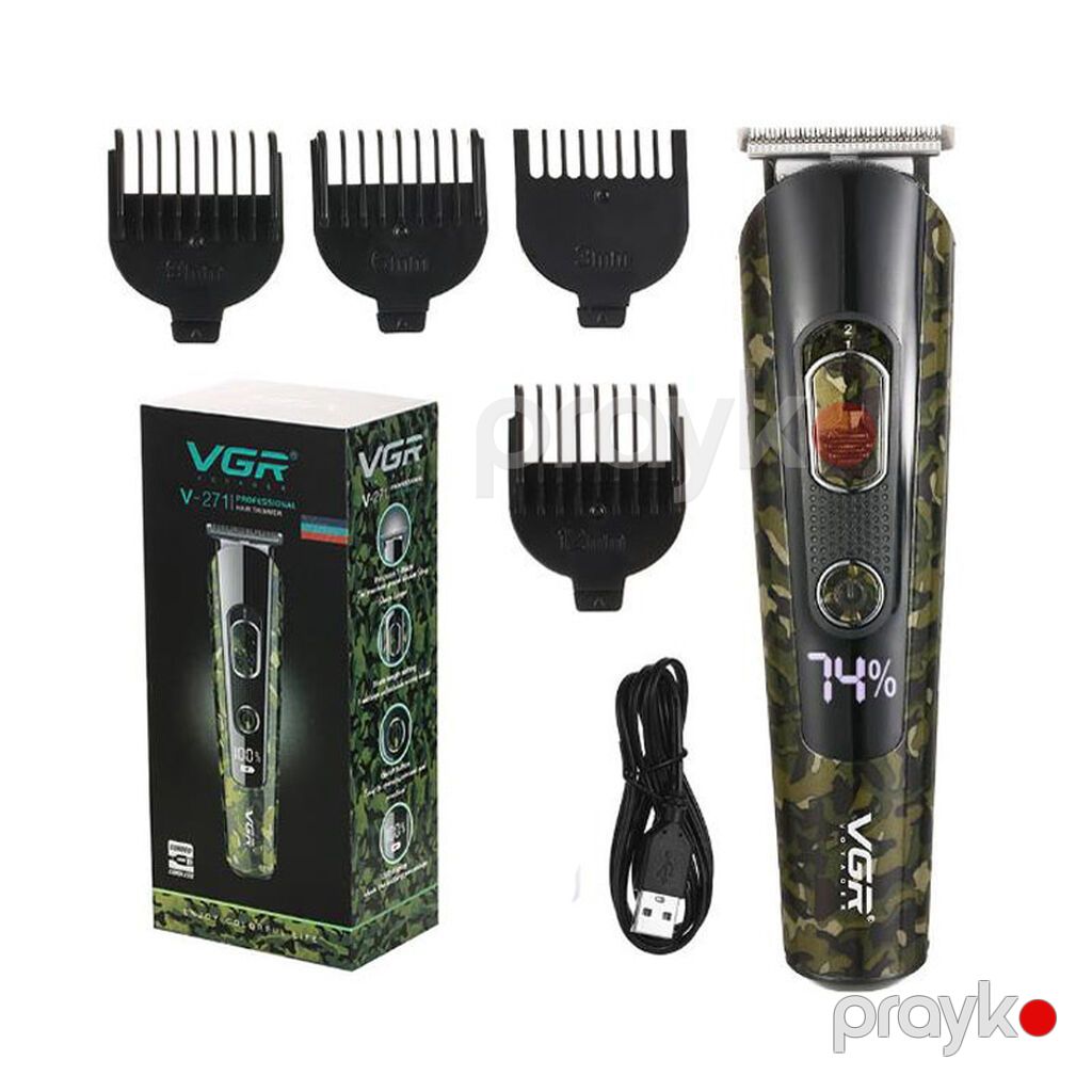 Saqqal üçün trimmer "VGR 055" / VGR 271" Cord Cordles 500mAh Metal — Saç kəsmə maşınları, Bakı (10)