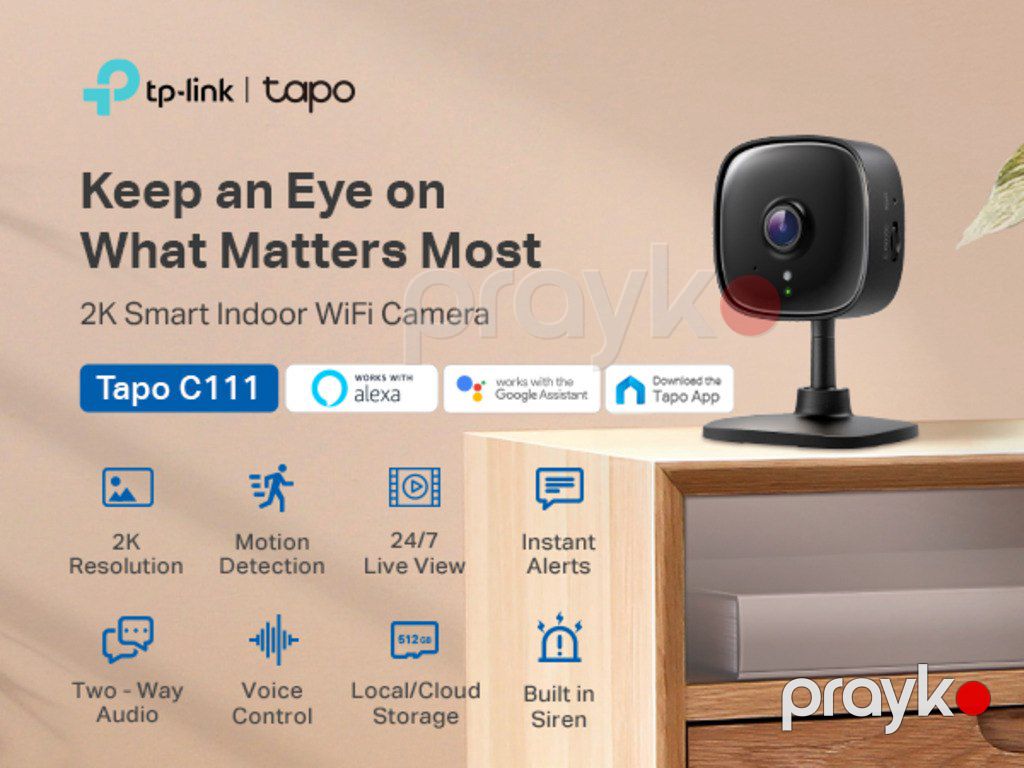Kamera "TP-Link New Tapo 2K Tapo C111" — Ağıllı ev və təhlükəsizlik, Bakı (8)