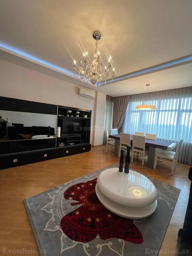 Kirayə verilir 3 otaqlı Mənzil Yeni tikili 120 m² Bakı, Səbail r — Mənzil, Bakı (5)