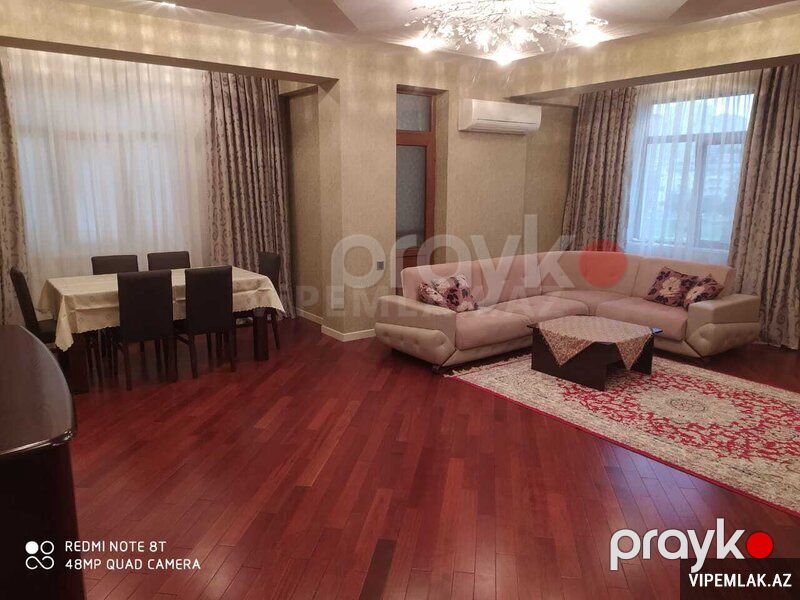 Yasamal rayonunda 3 otaqlı Yeni tikili Kirayə verilir, 147 m² — Mənzil, Bakı (2)