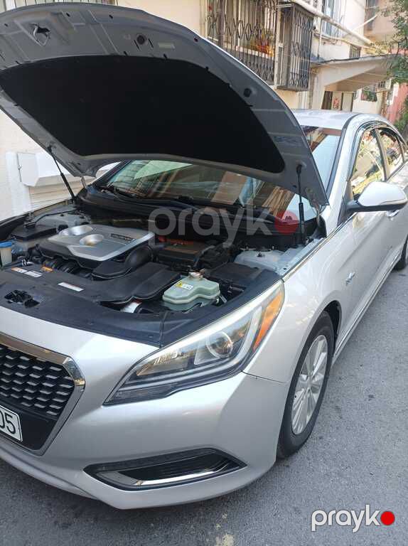 Hyundai Sonata, 2.0 L, 1.4 kWh, 2015 il, 203 231 km — Avtomobillər, Bakı (12)