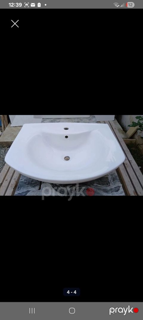 Keramik vannaya/lavabo qabı - Material: yüksək keyfiyyətli ağ — Digah