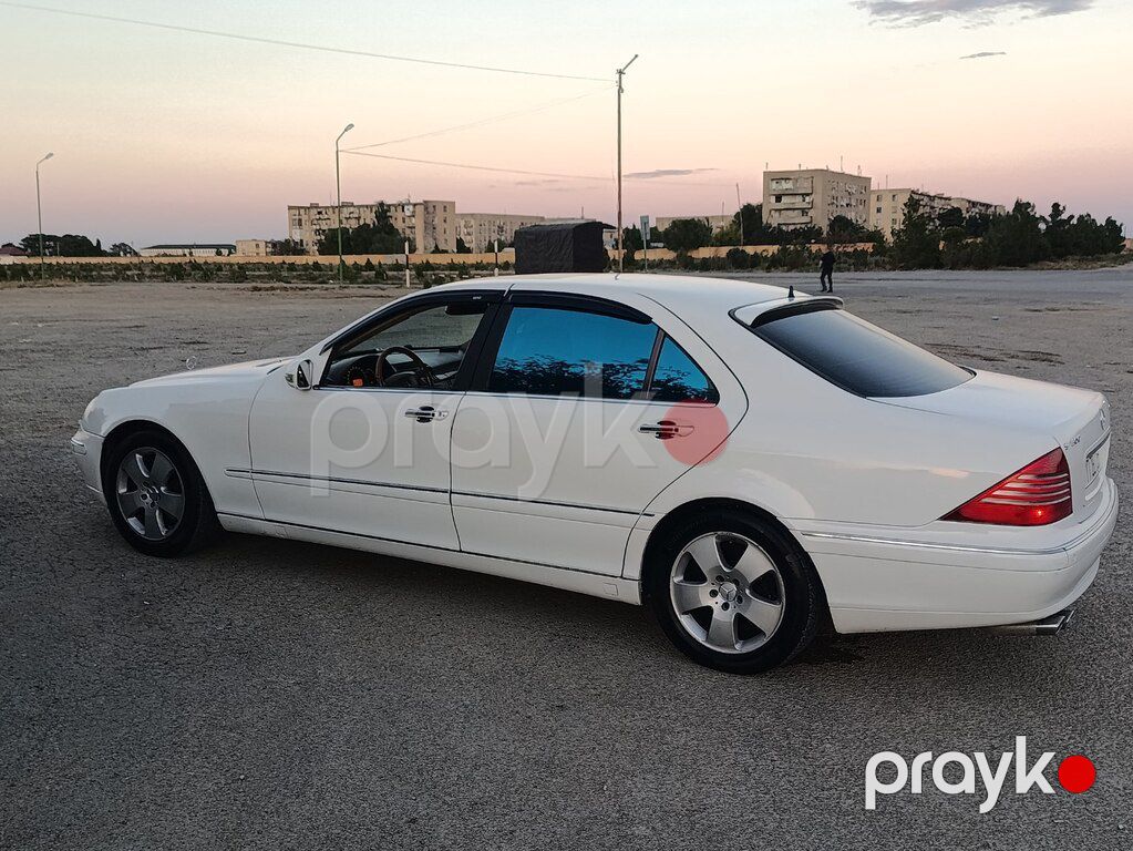 Mercedes S 280, 2.8 L, 2002 il, 271 469 km — Avtomobillər, Sumqayıt (12)