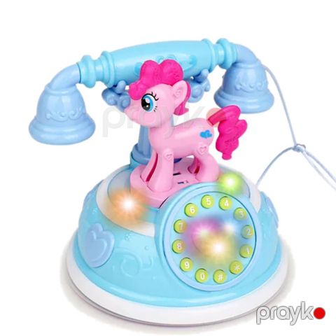 Oyun telefonu Poni, 3+ yaş, göy/çəhrayı — Bakı