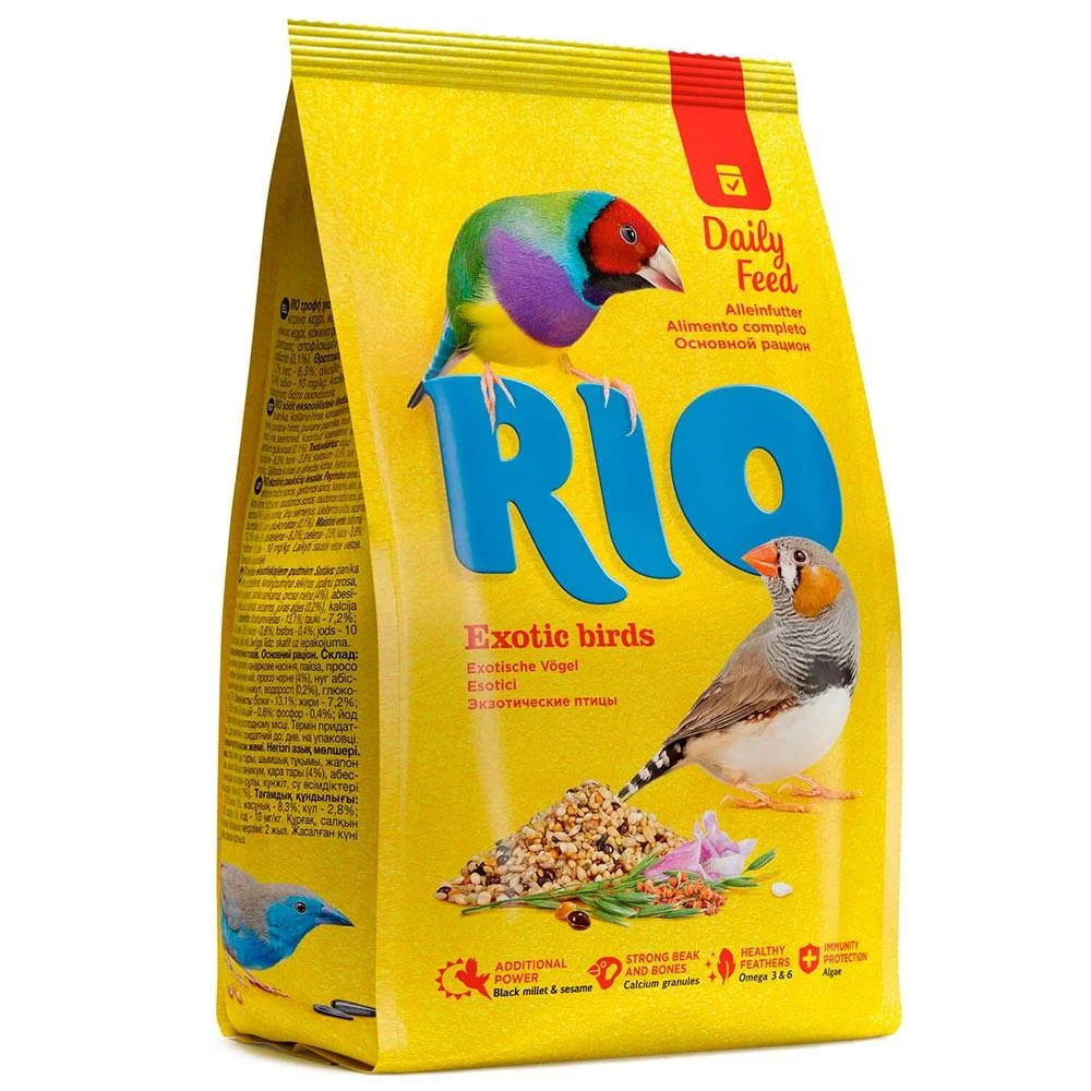 Ekzotik quşlar üçün RIO yemi, əsas pəhriz, 500 q — Bakı