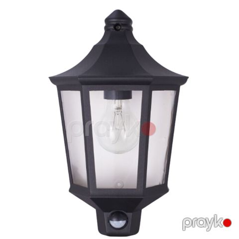 Divar lampası fomsi 1*E27 qara 1031BD