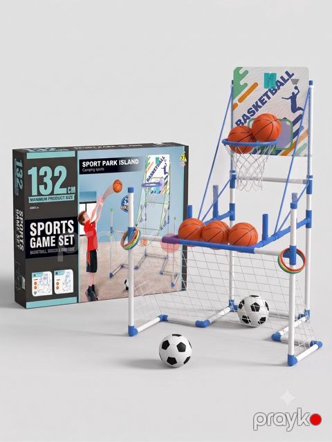 İdman oyun dəsti Sport and Fun, 3+ yaş, plastik — Bakı
