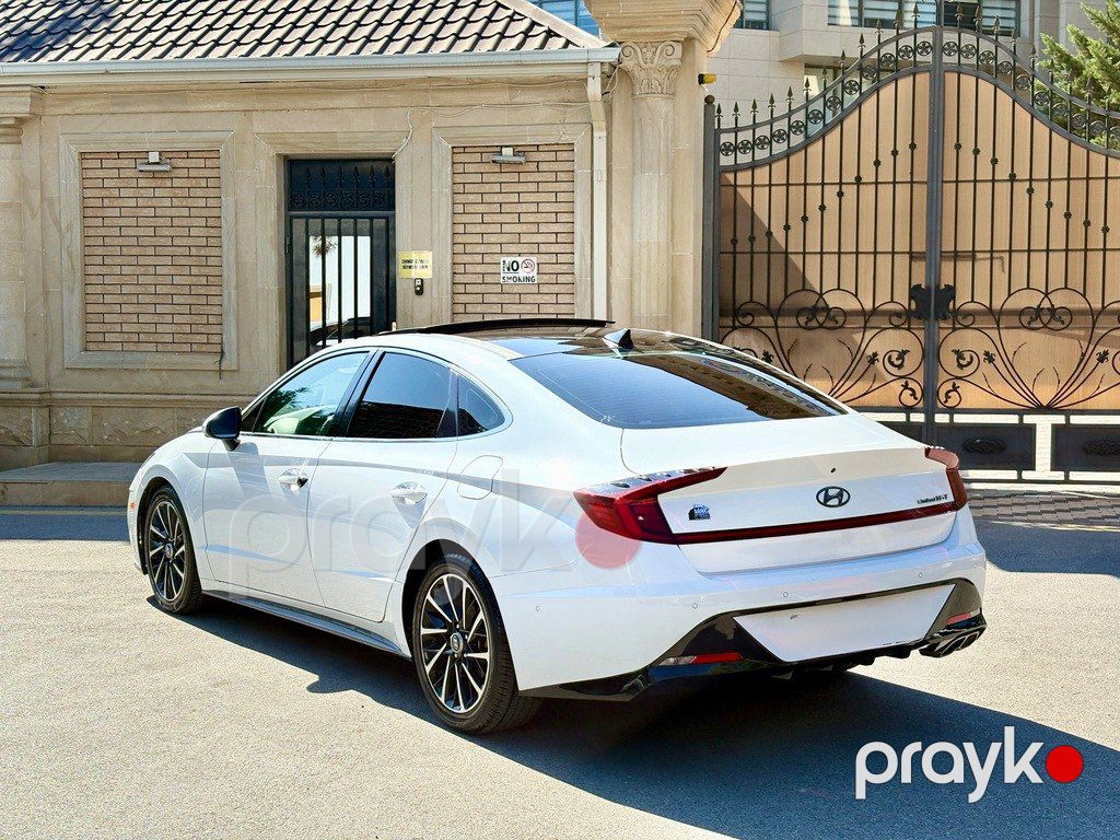Hyundai Sonata, 1.6 L, 2021 il, 130 000 km — Avtomobillər, Bakı (4)