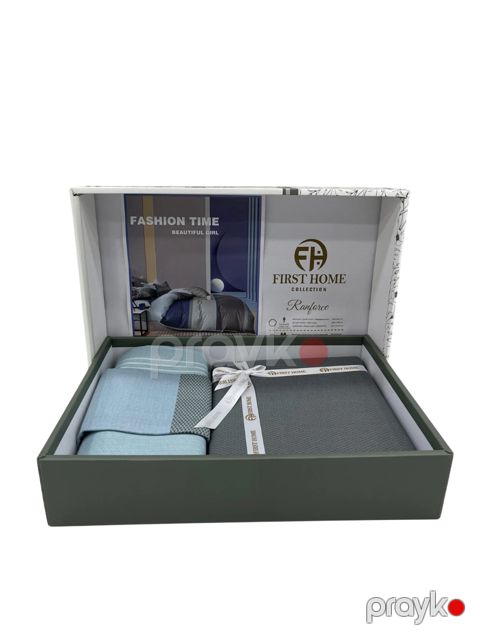 Yataq dəsti First Home B1 ikinəfərlik, yorğan üzü 200х220 sm, mələfə 250х250 sm, yastıq üzü 50х70 sm x 2 əd — Bakı