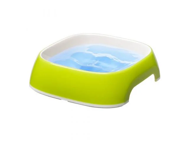 Ferplast Glam M Acid Green itlər və pişiklər üçün plastik qab, 20 x 18.5 x 6 sm, 0.75 l — Bakı
