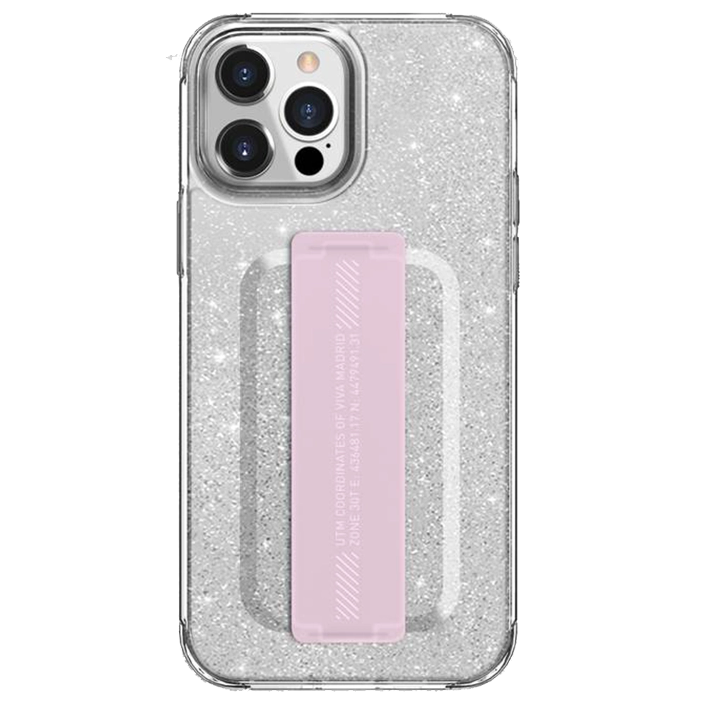 Viva Madrid Loope Tpu/pc Clear Case with Extra Silicone Grip for iPhone 13 Pro VIVA-IP13P-LOPCEL Pink — Bakı