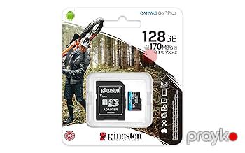 Kingston Canvas Go Plus microSD (128GB) Black — Bakı
