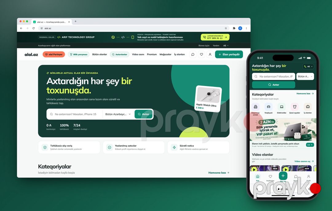 Veb saytların hazırlanması və sayt sifarişi (1 həftəyə) — Reklama, IT, marketing, Bakı (6)