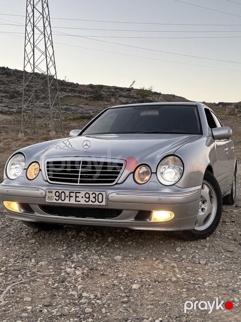 Mercedes E 220, 2.2 L, 2001 il, 317 300 km — Avtomobillər, Qazax (2)