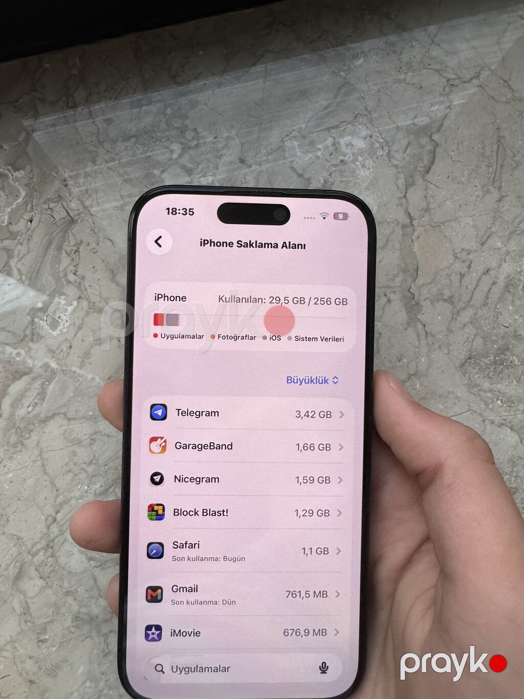 IPhone 15 Pro, 256 GB, Black Titanium, Face ID — Apple iPhone, Bakı (6)