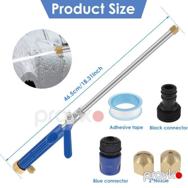 Yuma üçün təzyiqli su tabancası Jet, 2 nozzle, möhürlənmiş dizayn, standart 3/4" bağ şlanqlarına uyğundur - prl_0323 — Mallar, Bakı (3)