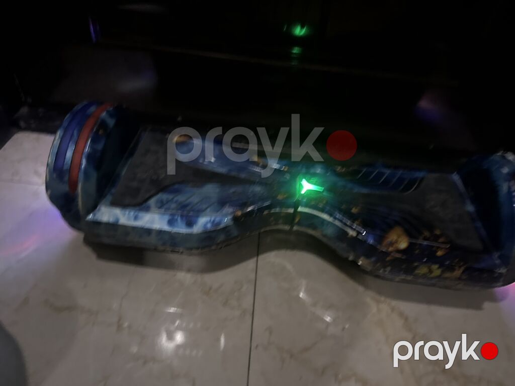 Hoverboard / Giroskuter - Korpus: kosmos temalı mavi dizayn - Təkər — Hiroskopler, Bakı (4)