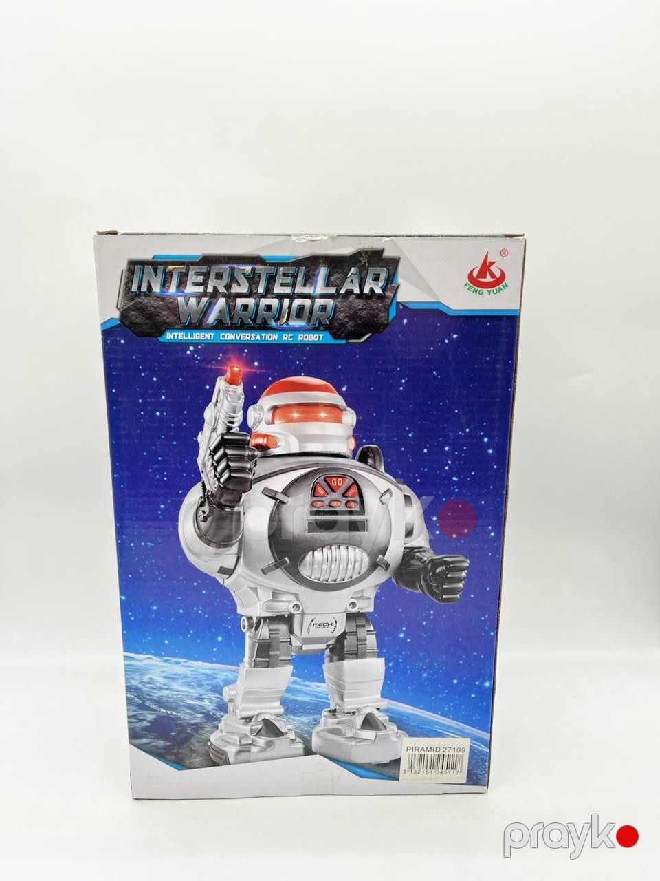 İnteraktiv oyuncaq robot P-98, plastik, boz/qırmızı, 3 yaş — Mallar, Bakı (2)