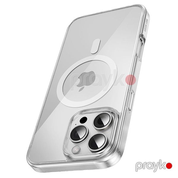 Green Lion Magsafe Crystal Clear Case iPhone 16 Pro Max (GNMCRYC16PMCL) Şəffaf — Mallar, Bakı (5)