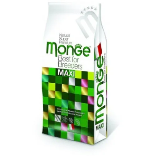 Monge Maxi Adult Natural Super Premium Chicken, iri cinsli yetkin itlər üçün super premium keyfiyyətli tam rasionlu yem, toyuq əti ilə (bütöv kisə, 15 kq) — Bakı
