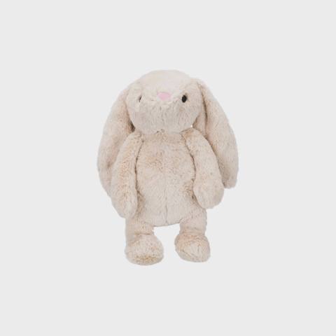 Trixie Bunny, cırıltılı yumşaq oyuncaq dovşan, 38 sm, bej — Cats