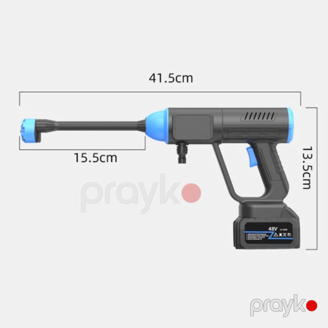 Yüksək təzyiqli yuyucu maşın watergun_44, qara/göy — Mallar, Bakı (4)