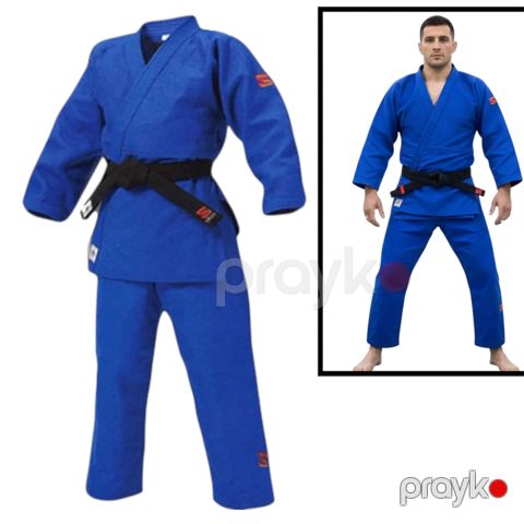 Kimono Sakura WS2465, göy, parça, ölçü 175 — Bakı