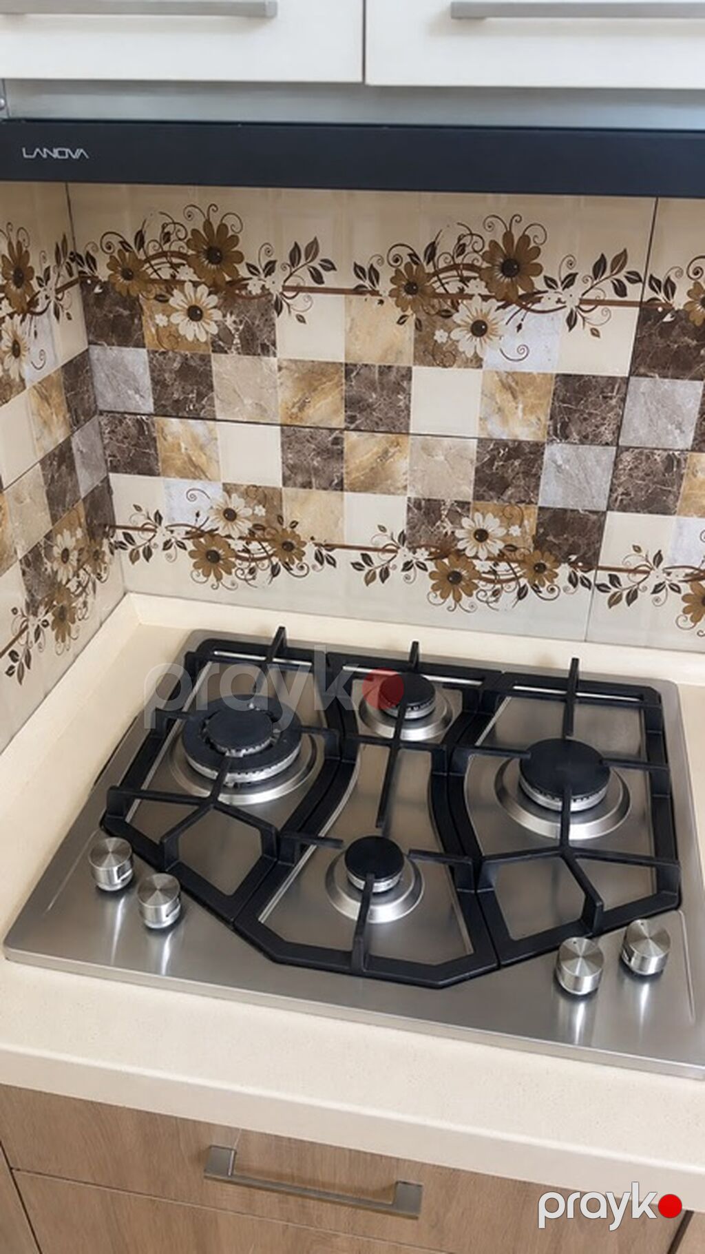 Quraşdırılan qaz plitəsi – 4 ocaqlı, paslanmayan polad səth - Ocaq — Plitələr, Bakı (2)