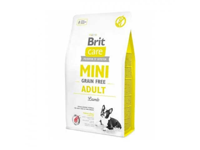 Brit Care Mini Grain Free, kiçik cinsli yetkin itlər üçün taxılsız quru yem, quzu ilə (çəki ilə) — Bakı