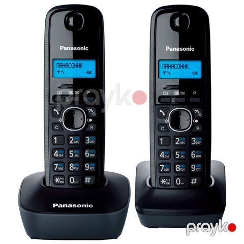 Telefon Panasonic KX-TG1612UAH Black — Bakı