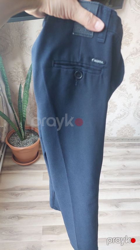 Kişi klassik şalvarı - Rəng: tünd göy (navy) - Stil: klassik/formal — Sumqayıt