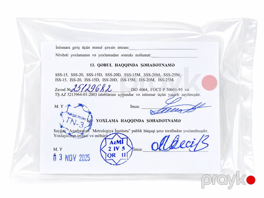 Su sayğacı Abşeron DN20 — Təmir və inşaat, Bakı (2)