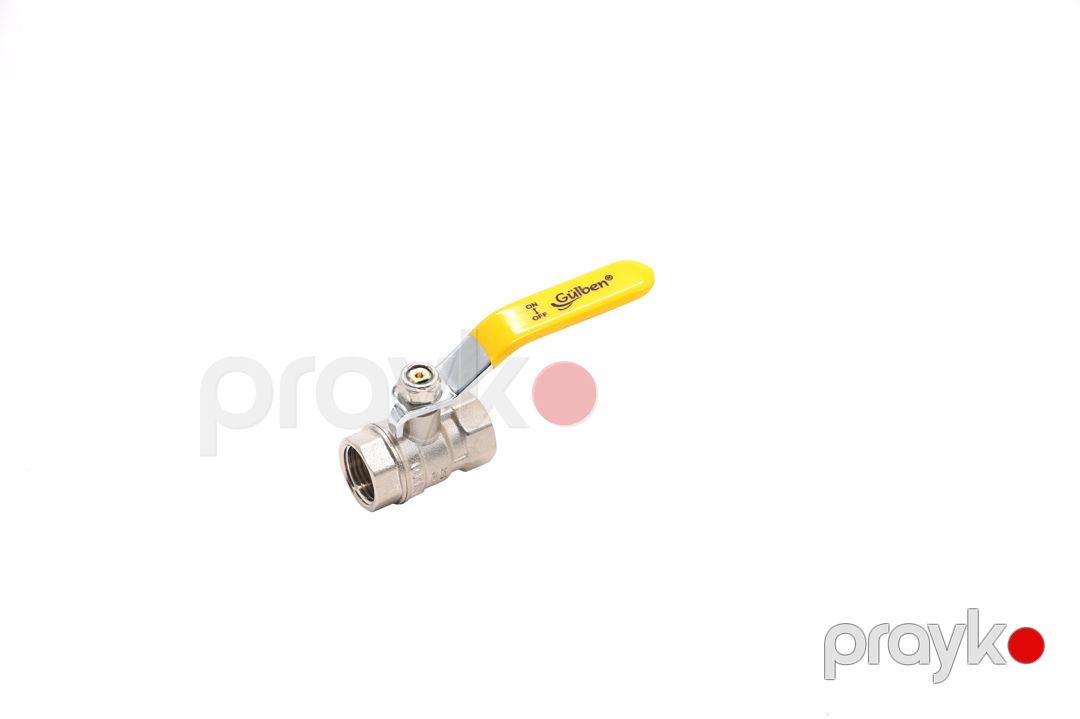 Gülben vintil sarı qulp 1/2 F1/2*F1/2 GN31004 — Santexnika, Bakı (2)