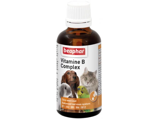 Beaphar Vitamin B Kompleksi bütün ev heyvanları üçün qida əlavəsidir, 50 ml — Bakı
