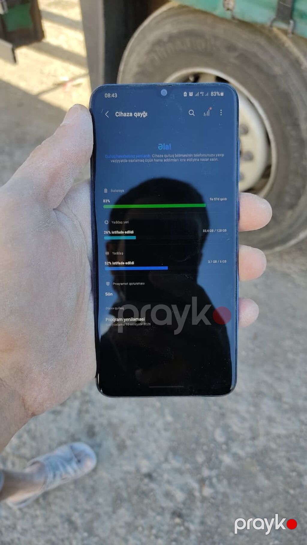 Samsung Galaxy A70, 128 GB, Sensor, Barmaq izi, Simsiz şarj — Samsung, Bakı (6)