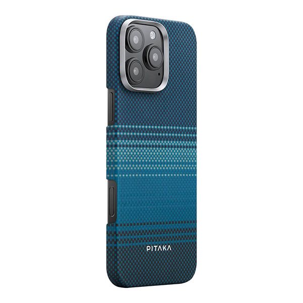 Pitaka Tactile Woven Ultra Slim Case For iPhone 16 Pro Max (KI1601MOM) Moonrise — Mallar, Bakı (2)