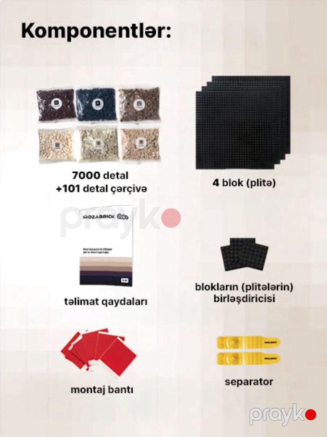 Foto konstruktor Mozabrick Model S color, 7000 ədəd — Mallar, Bakı (3)