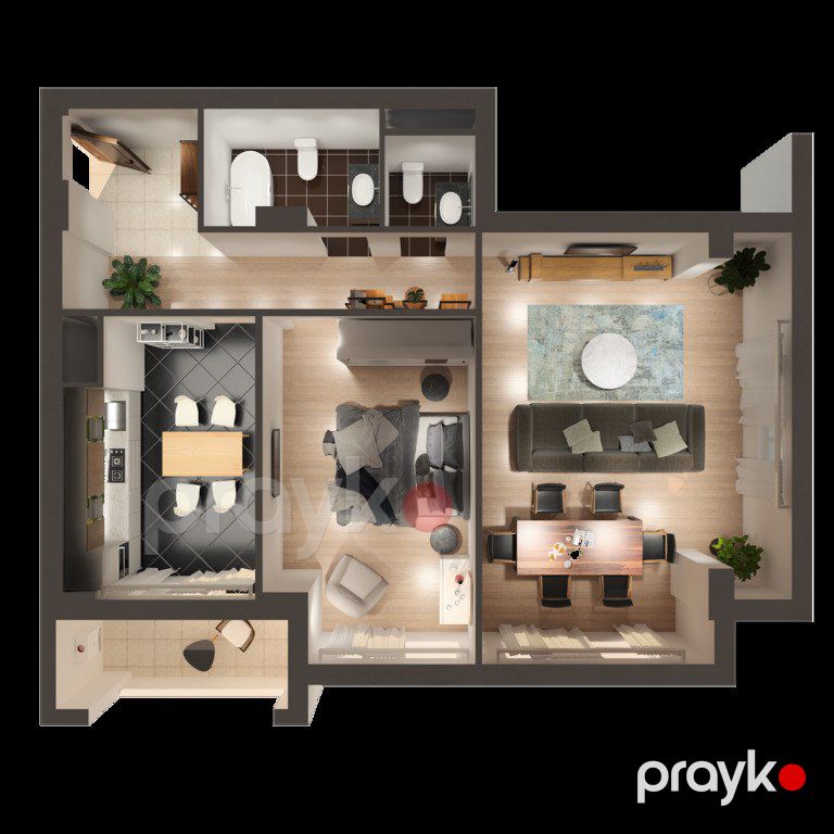 Satılır 3 otaqlı yeni tikili 89.7 m² — Mənzil, Bakı (7)