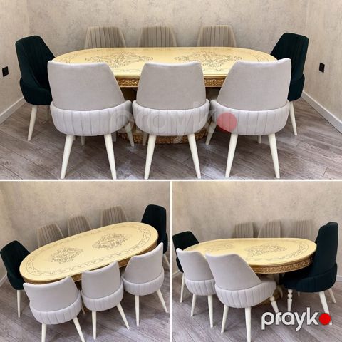 Masa dəsti satılır 899₼. İdeal vəziyyətdə. 8 oturcağı var.Ünvan