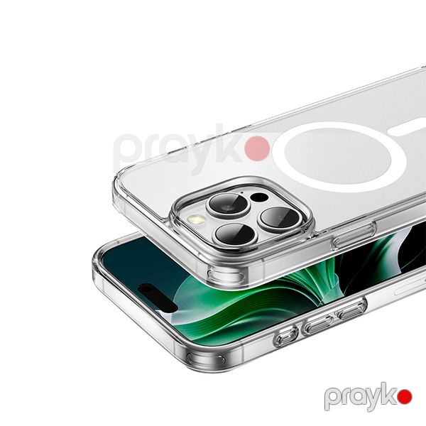 Green Lion Magsafe Crystal Clear Case iPhone 16 Pro Max (GNMCRYC16PMCL) Şəffaf — Mallar, Bakı (4)