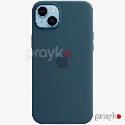 Apple Silicone Case MagSafe iPhone 14 Plus Deep Purple — Bakı