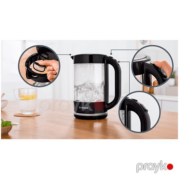 Çaydan Bosch TWK70B03 Şəffaf — Mallar, Bakı (5)