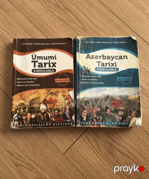 Məhsul: Tarix üzrə dərs vəsaitləri dəsti - Kitablar: “Ümumi Tarix — Bakı